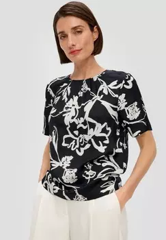 Блуза s.Oliver BLACK LABEL, черный