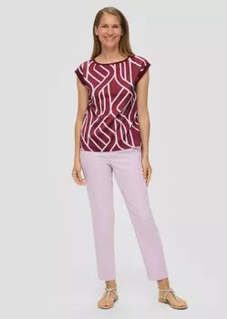 Блуза s.Oliver BLACK LABEL, темно-красный