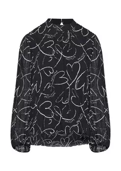 Блуза s.Oliver BLACK LABEL, темно-синий