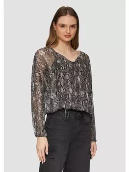 Блуза s.Oliver Bluse langarm, серый