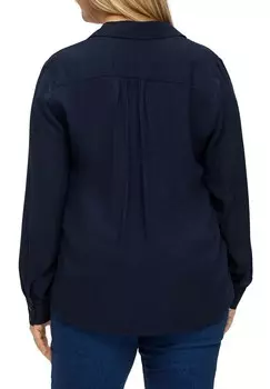 Блуза s.Oliver, темно-синий