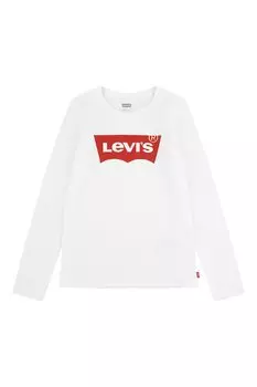 Блуза с овальным вырезом и логотипом Levi'S, красный