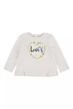 Блуза с парчовым логотипом Levi'S, белый