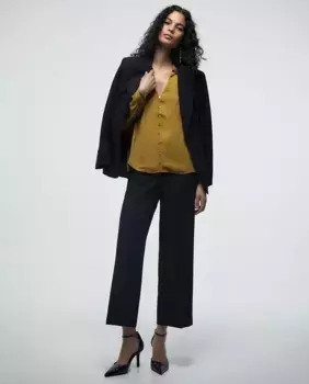 Блуза с пуговицами Sfera, зеленый