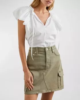 Блуза с развевающимися рукавами Karysa Rails, цвет White