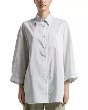 Блуза с удлинёнными плечами Peserico, мультиколор