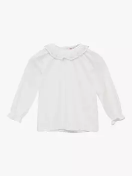 Блуза с воротником Trotters Baby Lucy Willow, Белый
