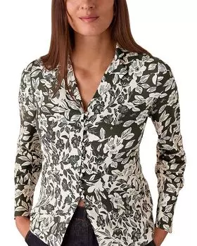 Блуза с запахом Cut Stems Whistles, мультиколор