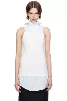 Блуза с запахом спереди Maison Margiela, мультиколор