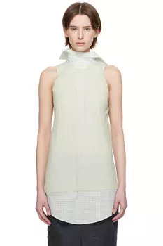 Блуза с запахом спереди Maison Margiela, мультиколор