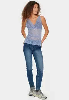 Блуза Saint Tropez DAISYSZ, цвет colony blue