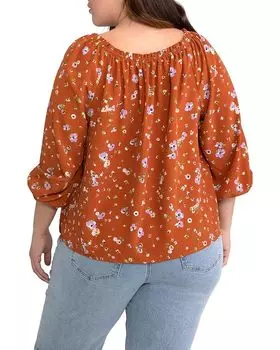 Блуза Sanctuary Drifter Crepe Blouse, цвет Earth Bloom