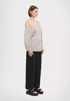 Блуза SAO PAULO LONG SLEEVE Faithfull the brand, цвет Sand/Skyblue Stripe