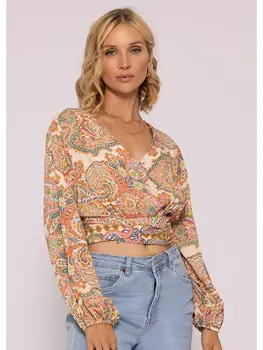 Блуза SASSYCLASSY, бежевый