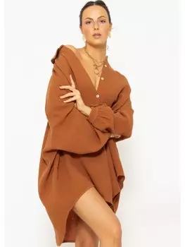 Блуза SASSYCLASSY lange Variante, цвет cappuccino