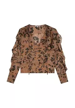 Блуза Scalpers, коричневый