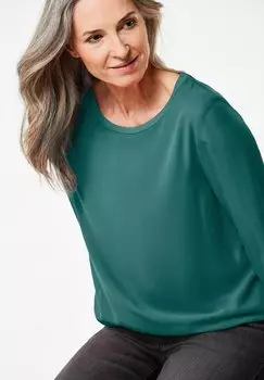 Блуза SCHLUPF GOLDNER, темно-зеленый