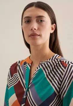 Блуза SCHWARZE ROSE Seidensticker, темно-синий