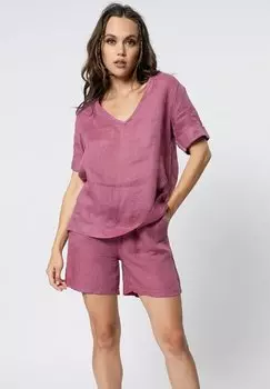 Блуза SCOLLO V ACANFORA, фуксия