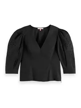 Блуза Scotch & Soda, черный