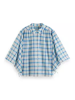Блуза Scotch & Soda, цвет wei/blau