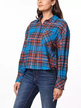 Блуза Scotch & Soda Hemd, цвет Blau/Rot