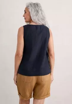 Блуза SEAGRASS Seasalt Cornwall, темно-синий деним