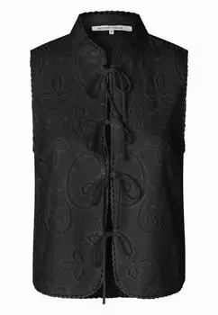 Блуза SECOND FEMALE Vilma, черный