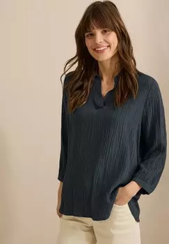 Блуза SEERSUCKER Cecil, синий