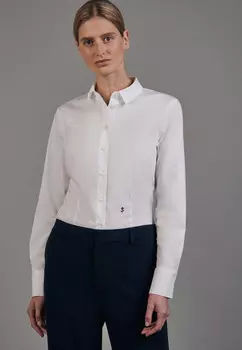 Блуза Seidensticker Body Slim Fit, белый