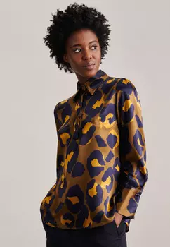 Блуза Seidensticker Hemd Regular, зеленый