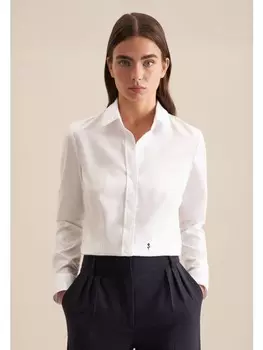 Блуза Seidensticker Hemdbluse Regular, белый