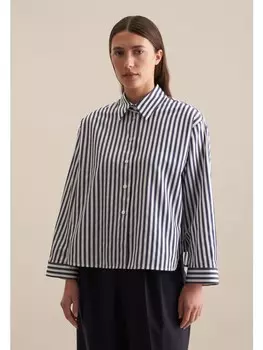 Блуза Seidensticker Oversized, темно-синий