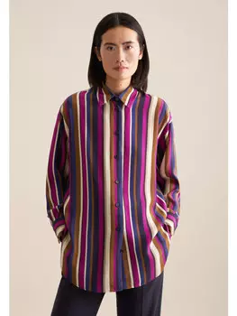 Блуза Seidensticker Oversized, темно-синий