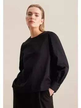 Блуза Seidensticker Regular, черный