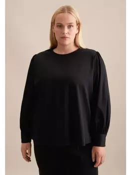 Блуза Seidensticker Regular, черный