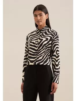 Блуза Seidensticker Regular, черный