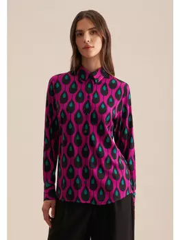 Блуза Seidensticker Regular, фиолетовый