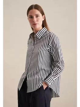 Блуза Seidensticker Regular, темно-синий