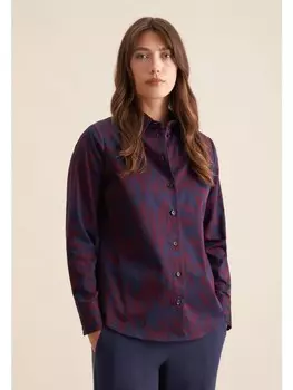 Блуза Seidensticker Regular, темно-синий