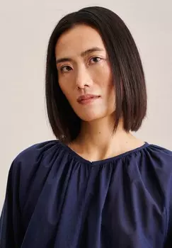 Блуза Seidensticker, темно-синий