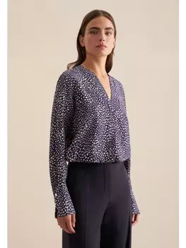 Блуза Seidensticker Tunika Regular, темно-синий