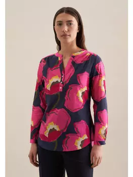 Блуза Seidensticker Tunika Regular, темно-синий