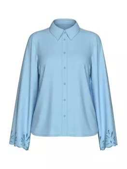 Блуза SELECTED Dahlia, небесно-синий