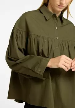 Блуза Selected Femme, хаки