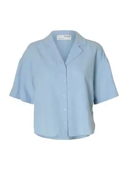Блуза SELECTED SLFLuisa, светло-синий