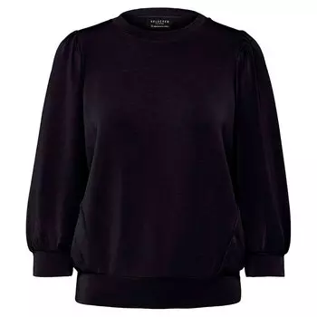 Блуза Selected Tenny, черный