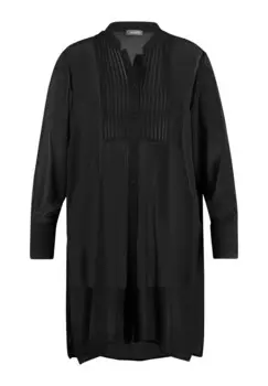 Блуза SEMITRANSPARENTE Samoon, черный