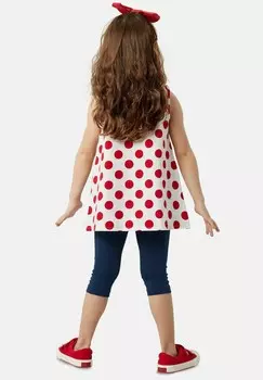 Блуза SET DOTTED DOLL Denokids, разноцветный