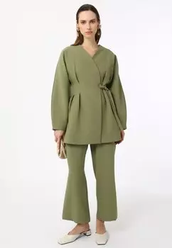Блуза SET - Trousers Modanisa, зеленый